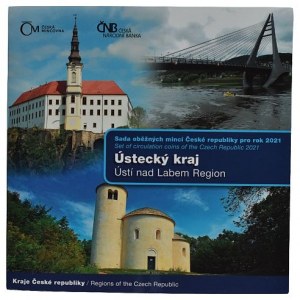 Sady oběžných mincí ČR 1993-, Sada oběžných mincí 2021