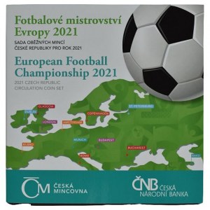 Sady oběžných mincí ČR 1993-, Sada oběžných mincí 2021