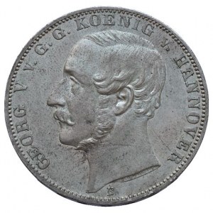 Braunschweig-Calenberg-Hannover, Georg V. 1851-1866, tolar 1863 B