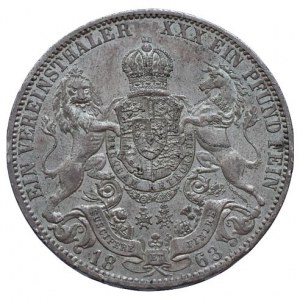 Braunschweig-Calenberg-Hannover, Georg V. 1851-1866, tolar 1863 B