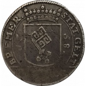 Brémy-město, 24 grote 1668 s titl. Leopolda I.