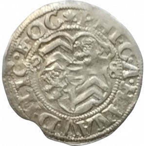 Hanau-Lichtenberg, Philipp IV. 1538-1590, 1/2 batzen 1588 s titl. Rudolfa II.