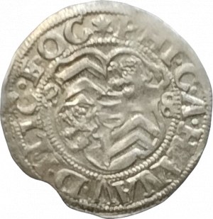 Hanau-Lichtenberg, Philipp IV. 1538-1590, 1/2 batzen 1588 s titl. Rudolfa II.