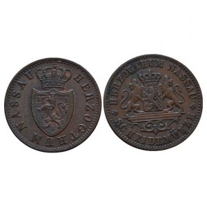 Nassau vévodství, Adolf 1839-1866, 1 krejcar 1855
