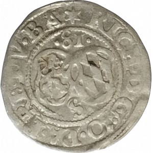 Pfalz-Simmern, Richard 1569-1598, 1/2 batzen 1581 s titul. Rudolfa II. SJ-2073/1017 nep.ned.
