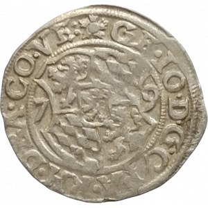 Pfalz-Veldenz, Georg Johann 1544-1592, 1/2 batzen 1579 s titl. Rudolfa II.