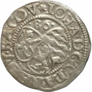 Pfalz-Zweibrücken, Johann I. 1569-1604, 1/2 batzen 1586 s titl. Rudolfa II.