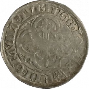 Sasko-Míšeň, Friedrich II. 1442-1445, mečový groš SJ 4381/2343