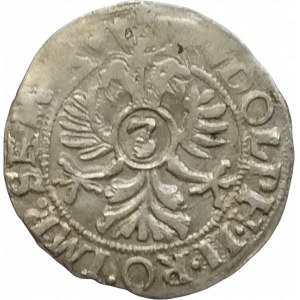 Stolberg Ortenberg, Ludwig, Georg 1572-1618, 3 krejcar b.l. s titl. Rudolfa II.