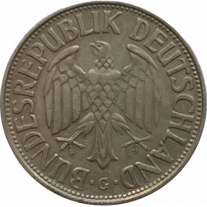 NĚMECKO 1945-1990, 1 Marka 1957 G