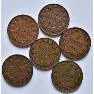 Finsko pod Ruskem, Mikuláš II. 1894 - 1917, 10 pennia 1895