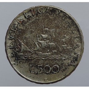 Itálie, 500 lir 1961