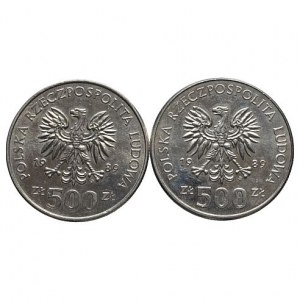 Polsko 1952-1990, 500 zlotých 1989