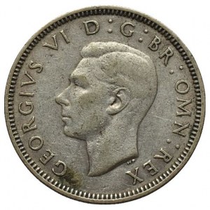 Velká Británie, Jiří VI. 1936-1952, 1 shilling 1944