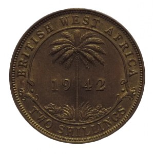 Britská Západní Afrika, Jiří VI. 1936-1952, 2 šilinky 1942