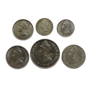 Dominikánská republika, 1/2 peso 1963 Ag