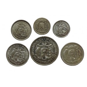 Dominikánská republika, 1/2 peso 1963 Ag
