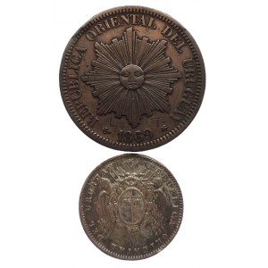 Uruguay, 20 centimos 1893