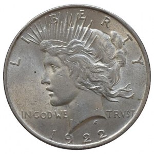 USA, Dolar 1922 - mírový