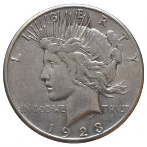 USA, Dolar 1923 - mírový