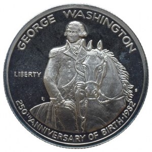 USA, 1/2 dolar 1982 - 250. výročí narození George Washington