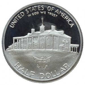 USA, 1/2 dolar 1982 - 250. výročí narození George Washington