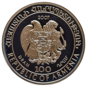 Arménie, 100 dram 2007 - Pstruh