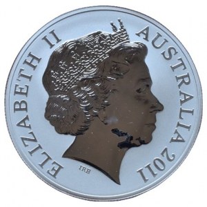 Austrálie, 1 dolar 2011 - Klokan skalní