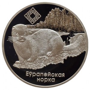 Bělorusko, 20 rubl 2006 - Norek Evropský