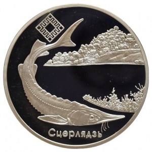 Bělorusko, 20 rubl 2007 - Jeseter