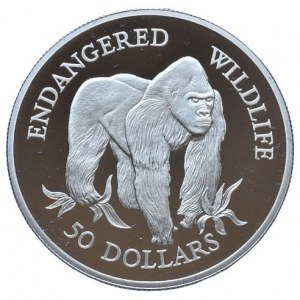 Cookovy ostrovy, 50 dolar 1992 - Gorila