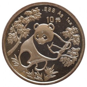 Čína, 10 juanů 1992 - Panda