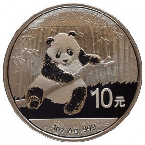 Čína, 10 juanů 2014 - Panda