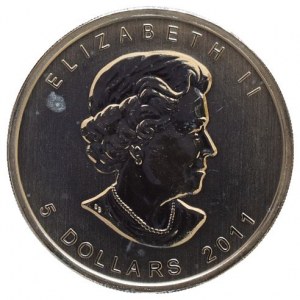 Kanada, 5 dolar 2011 - Vlk