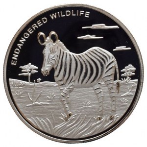 Kongo, 10 francs 2009 - Zebra