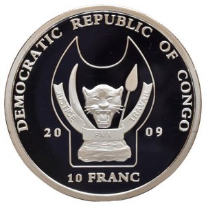 Kongo, 10 francs 2009 - Dromedár