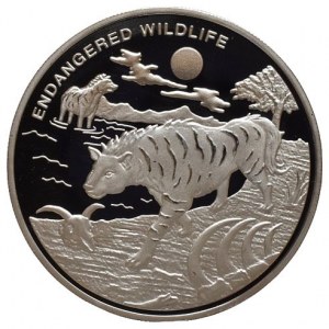 Kongo, 10 francs 2010 - Hyena