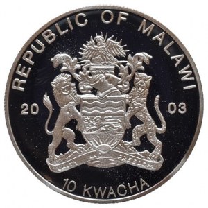 Malawi, 10 kwacha 2003 - Antilopa Sobolí