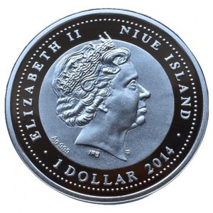 Niue Island, 1 dolar 2014 - Kareta