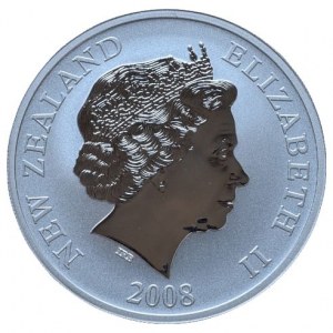 Nový Zéland, 1 dolar 2008 - Kiwi