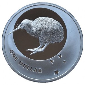 Nový Zéland, 1 dolar 2010 - Kiwi