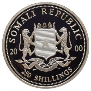 Somálsko, 250 shillings 2000