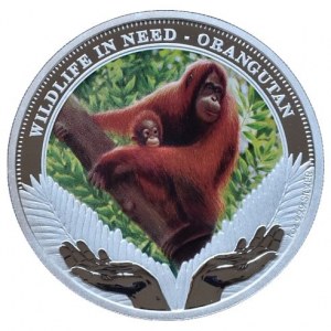 Tuvalu, 1 dolar 2011 - Orangutan
