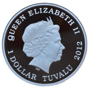 Tuvalu, 1 dolar 2012 - Pavouk
