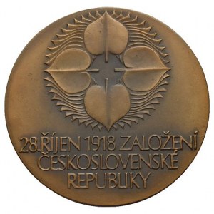 MEDAILE DLE MÍST, ČSR -50 let založení 1968