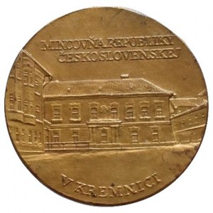 MEDAILE DLE MÍST, Kremnice - žeton mincovny Československé republiky