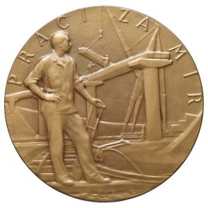 Medaile Olomouc, AE medaile - dopravní stavby Olomouc - za vzornou práci
