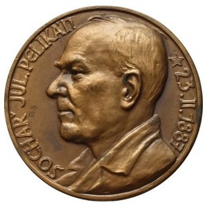 Medaile Olomouc, Pelikán J. - AE medaile - sochař Jul.Pelikán *23.II.1887