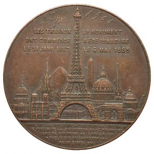 Medaile dle míst - zahraniční, Francie