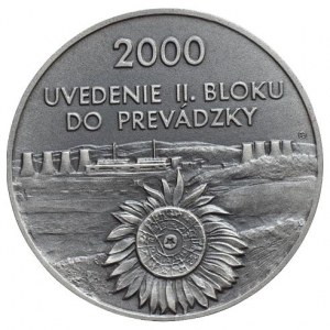 Medaile dle míst - zahraniční, Slovensko - Mochovce 2000 - atomová elektrárna